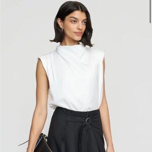 Modern Citizens Allegra Gathered-Neck Sleeveless Blouse